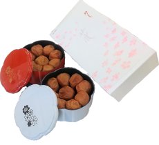 画像2: お１つ送りにお得な価格 ＊ 花800ｇ　大梅２個セット　 (2)